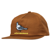 Lil' pigeon snapback hat - Medium brown