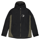 Ansel 2L shell jacket - Black / Olive
