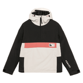 Rosalie 2L insulated women's anorak jacket - Black / Cream / Faded rose