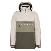 Salisbury 2L anorak jacket - Natural / Sage / Olive