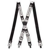 Stage suspenders - Black / Blanc