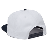 Jollyman snapback hat - White / Navy