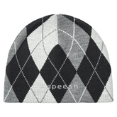Beanie - Grey plaid