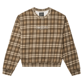 Crewneck - Brown plaid
