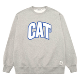Embroidery logo crewneck - Heather grey