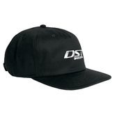 Alpine 5 panel strapback hat - Black