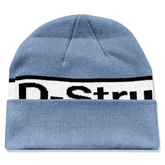 Logotype beanie - Steel blue