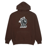 Mind over matter hoodie - Brown