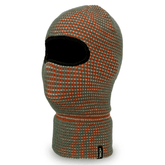 Burglar facemask - Wolf grey / Orange