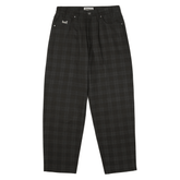 Cromer plaid pants - Black