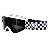 Tyson goggle - White spicoli / Black smoke + Yellow