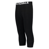 Cascade merino 3/4 baselayer bottom - Black