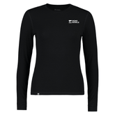 Cascade merino women's baselayer top - Black