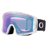 Line miner L goggle - Matte white ghost text / Prizm iced iridium