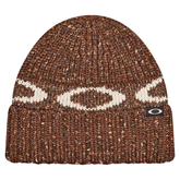 Ellipse ribbed beanie - Dark umber