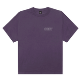 Bold outline t-shirt - Pigment plum perfect