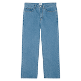 Classic baggy denim pants - Medium stone wash light indigo