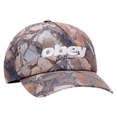 Delta 5 panel strapback hat - Fence camo