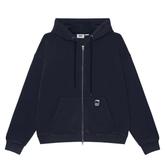 Post zip hoodie - Dusty total eclipse
