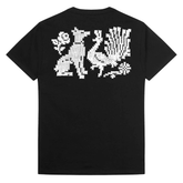 Needlework t-shirt - Black