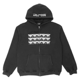 Scissorcraft zip hoodie - Black