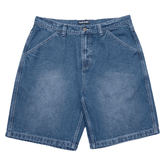 Workers club jean shorts - Faded wash dark indigo