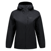 Freelight reversible insulated hooded women's jacket - Black