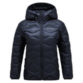 Helium down hooded women's jacket - Black