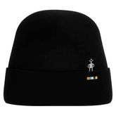 Thermal merino reversible cuffed beanie - Black