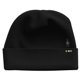 Thermal merino reversible cuffed beanie - Black