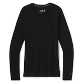 Classic thermal merino women's baselayer top - Black