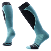 Targeted cushion women's ski socks - Dusty teal