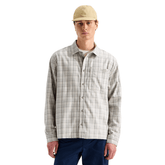 Mountain falls flannel shirt - Stone slab mini shadow plaid