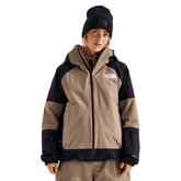 Slaydee insulated women's jacket - Garnet / TNF black