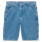 Drill chore loose carpenter denim shorts - Stone wash