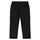 Skate check-5 loose denim pants - Black