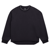 Tilt rolled hem crewneck - Black