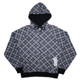 Distort zip hoodie - Plaid