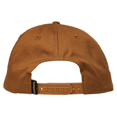 Lil' pigeon snapback hat - Medium brown