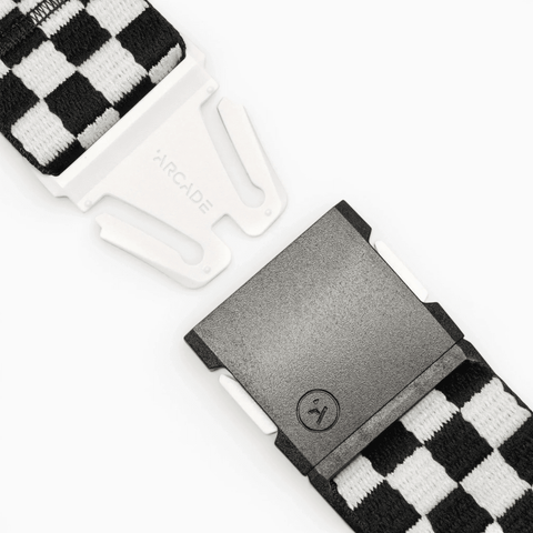 Atlas Check belt - Black / Glacial