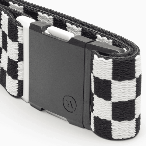 Atlas Check belt - Black / Glacial