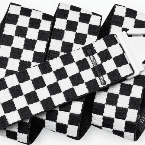 Atlas Check belt - Black / Glacial