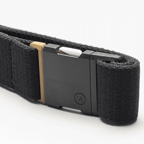 Atlas Reverb slim belt - Black / White