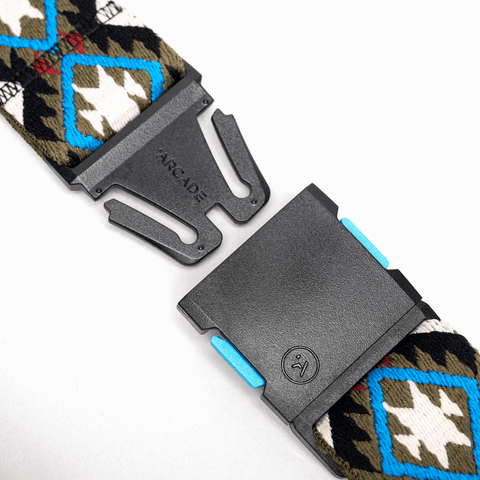 Vernan Kee Atlas belt - Oat / Turquoise