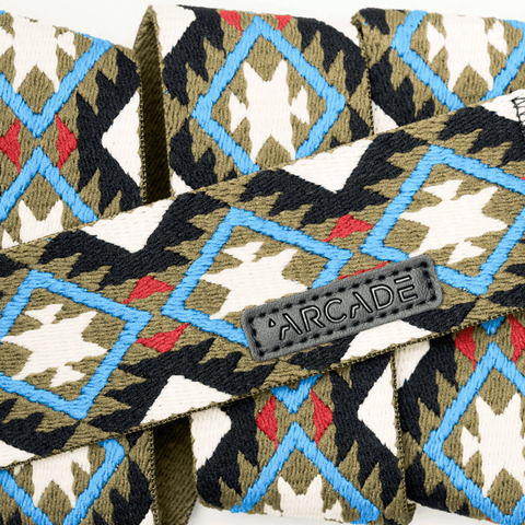 Vernan Kee Atlas belt - Oat / Turquoise