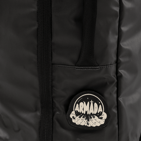 60L duffel bag - Black / Afterglow