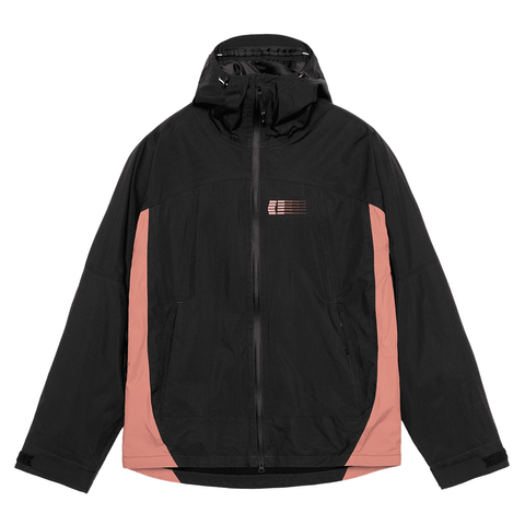Ansel 2L shell jacket - Black / Faded rose