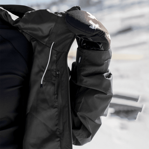 Ansel 2L shell jacket - Black / Faded rose