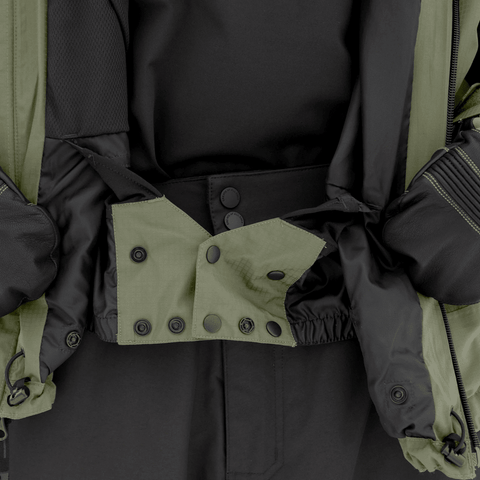 Ansel 2L shell jacket - Olive / Black