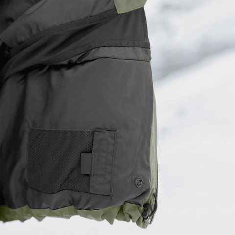 Ansel 2L shell jacket - Olive / Black